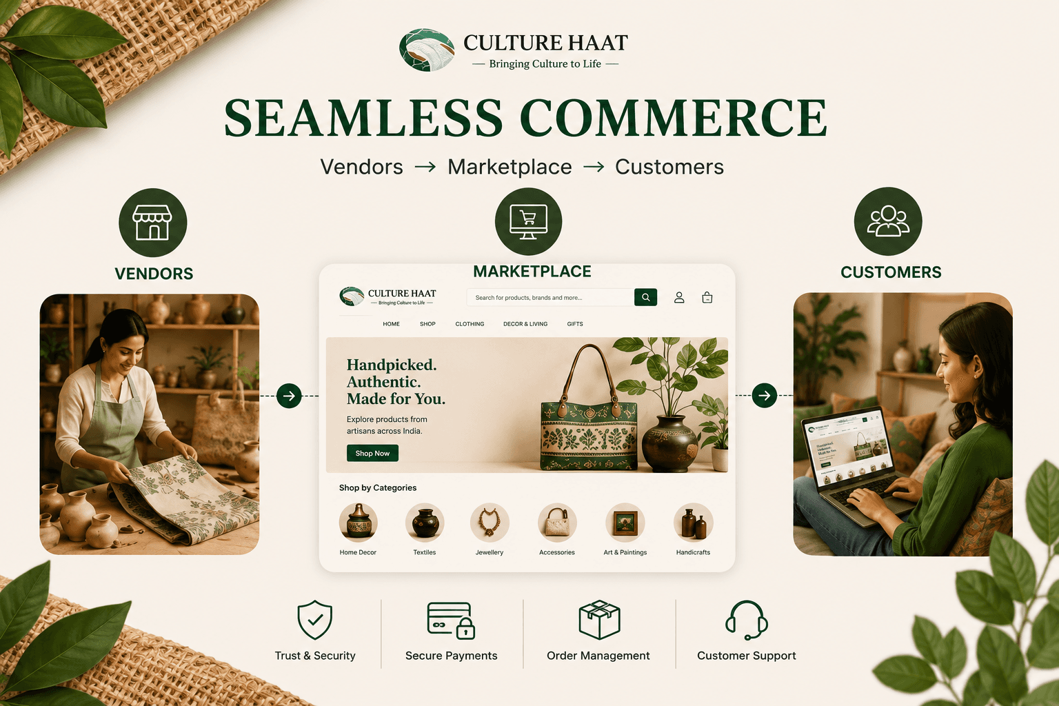 CultureHaat Smart Commerce & Tourism platform