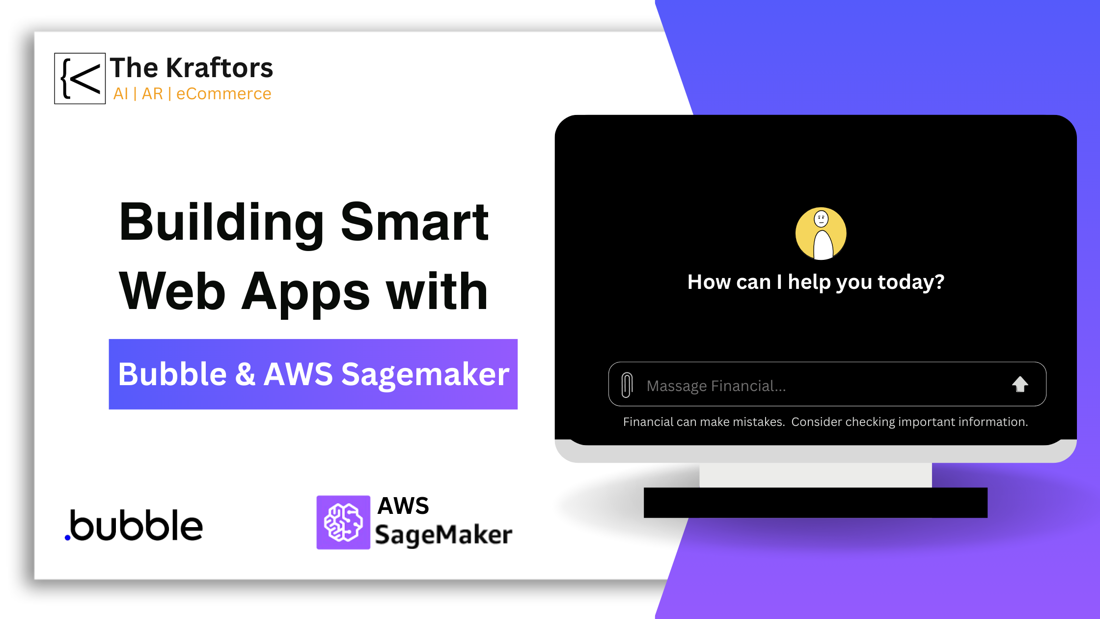Building Smart Web Apps with Bubble.io & AWS Sagemaker