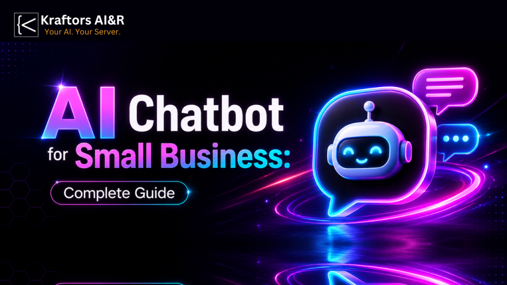 AI chatbot for small business helping automate customer support, lead generation, and business growth